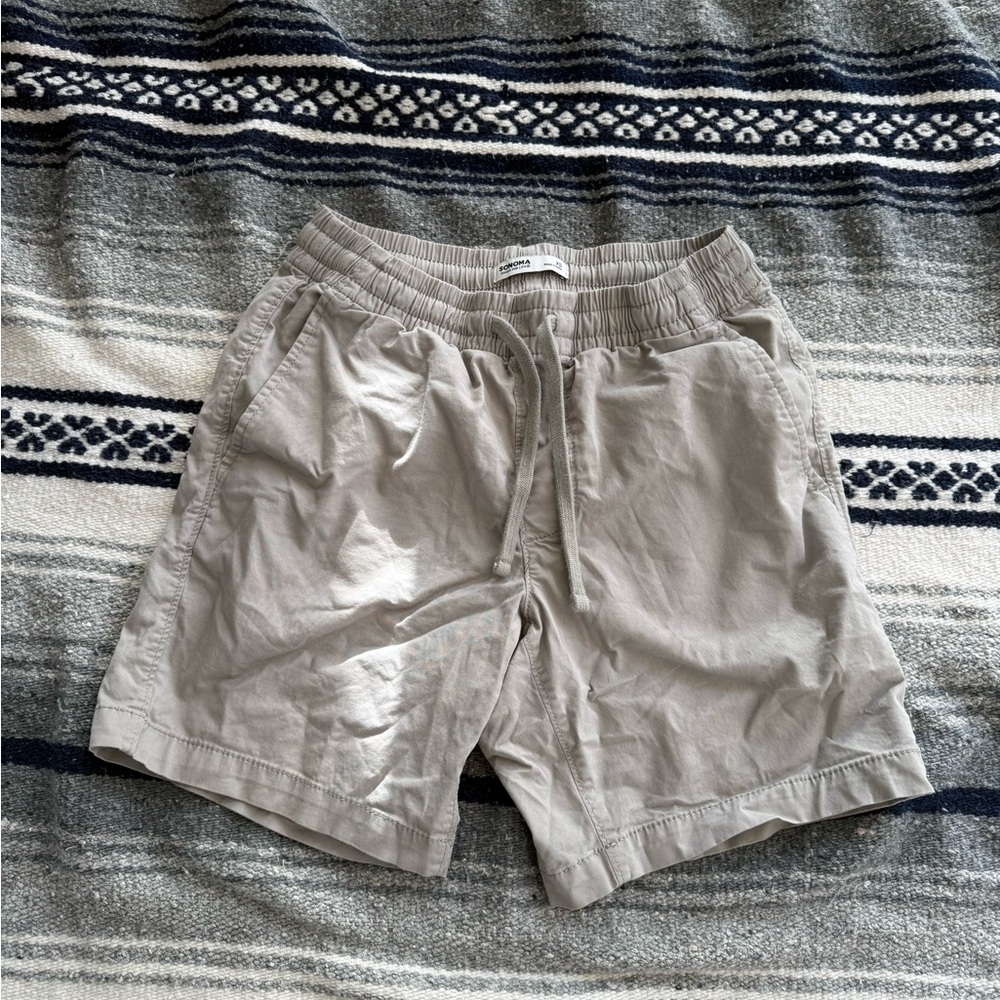 Sonoma Youth tan/cream shorts size xs